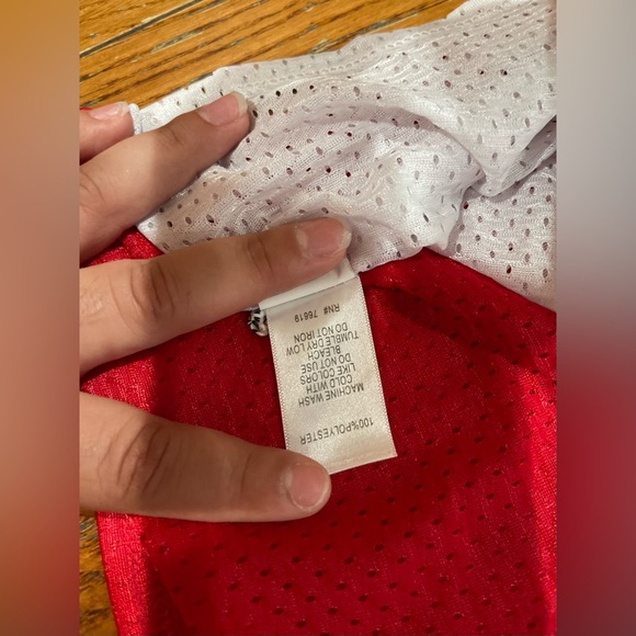 Moniteau Basketball Red and White Jersey - Picture 6 of 10